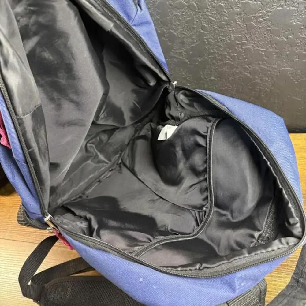 Fuel‎ Bungee Cord Blue Pink Polyester Backpack Unisex One Size
